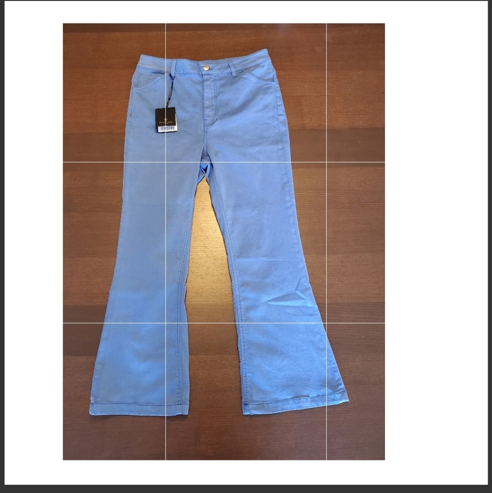 Massimo Dutti skinny fit, wide leg size 6